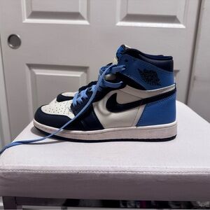 Jordan Blue and Cream High-Tops